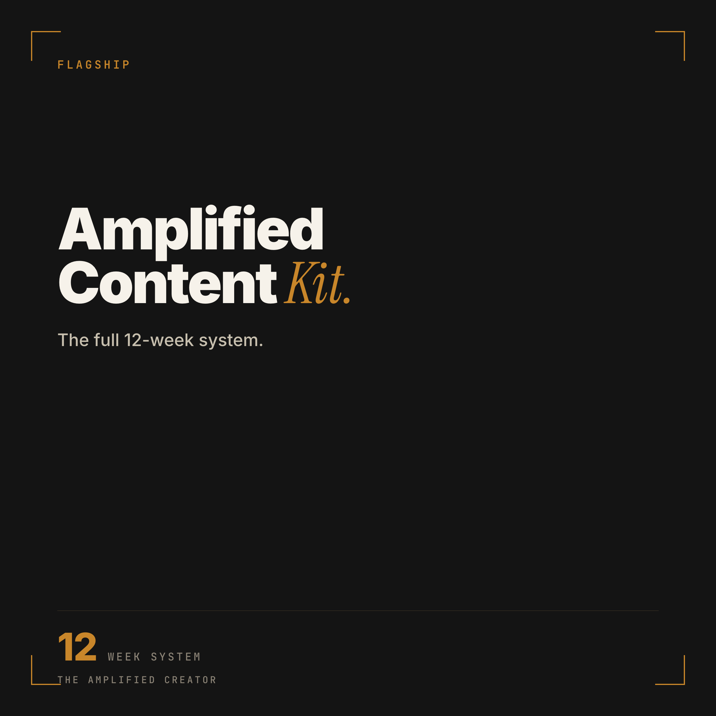 The Amplified Content Kit